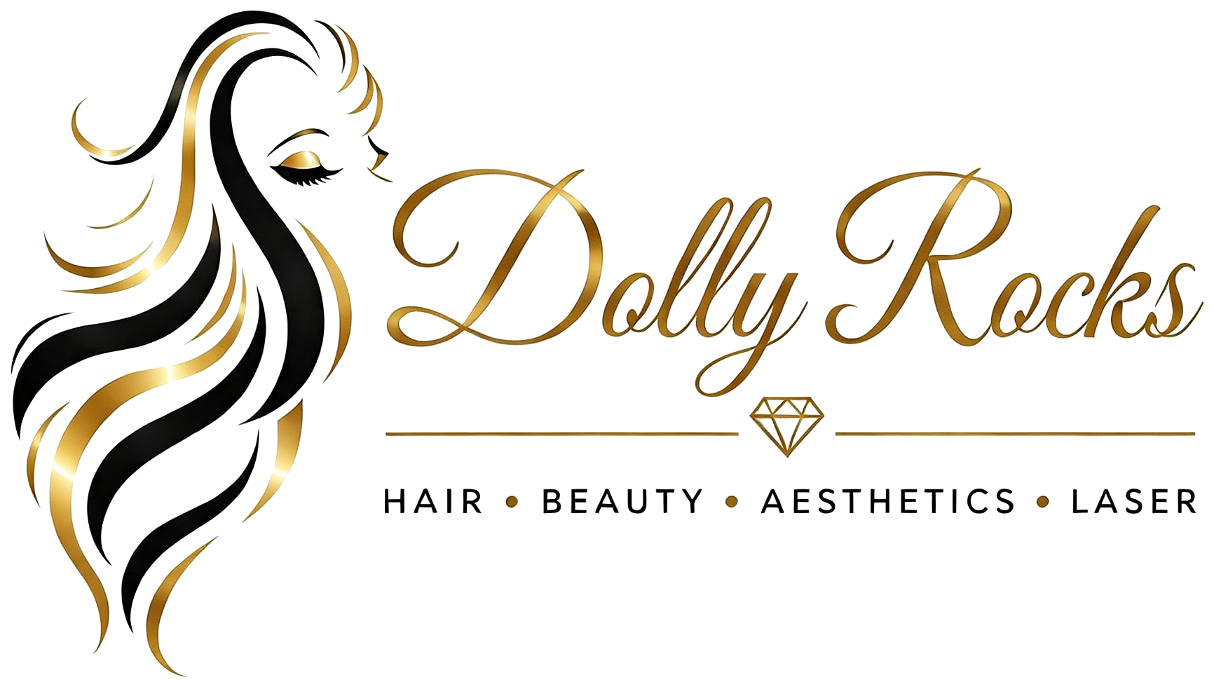 Dolly Rocks Hair and Beauty logo