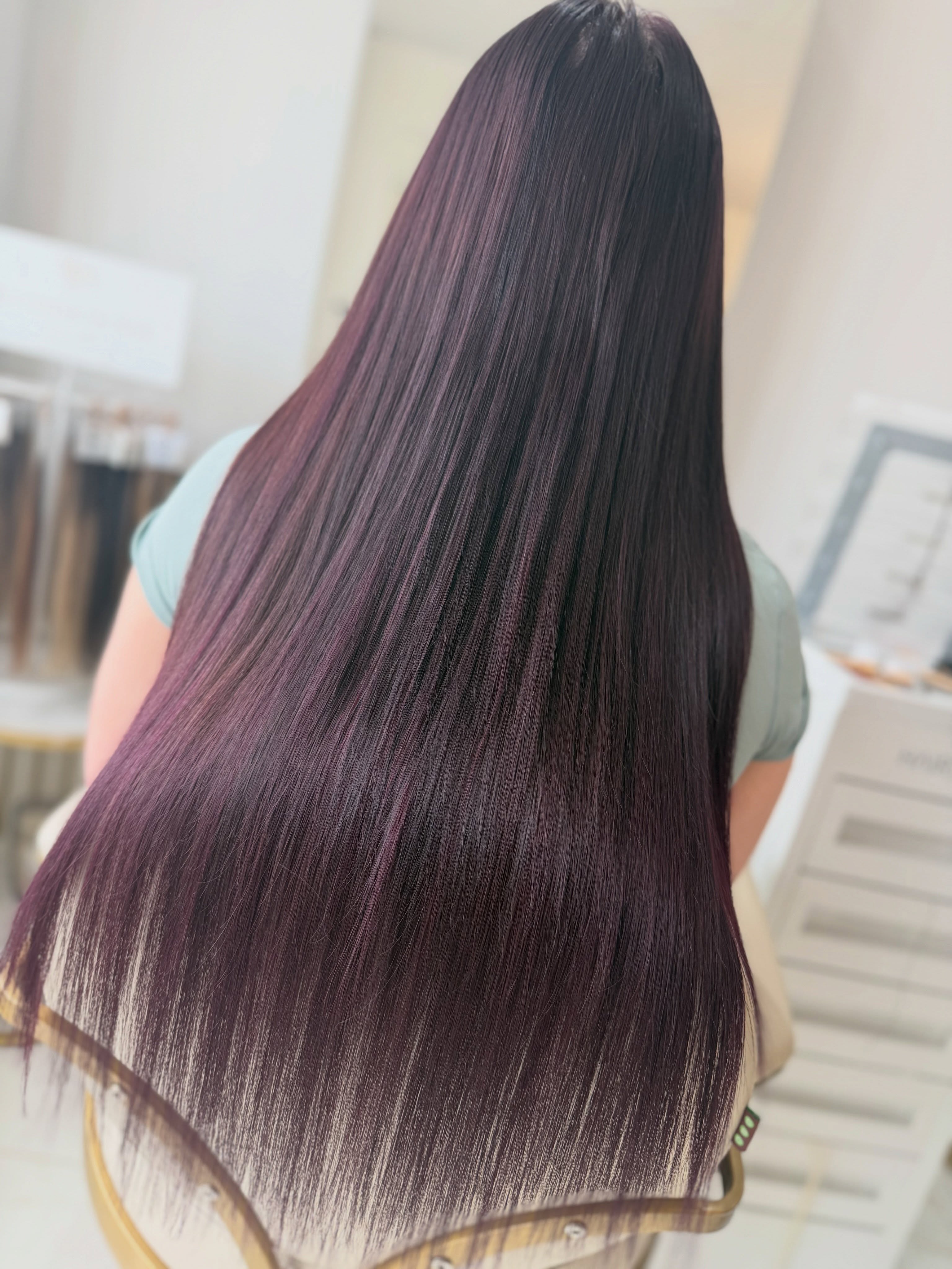 Hair extensions fitted strand for strand at Dolly Rocks